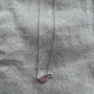 Make it Minnie Mad Tea Party Silver Necklace 🫖